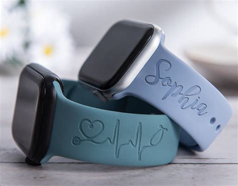 personalized apple watch band nurse